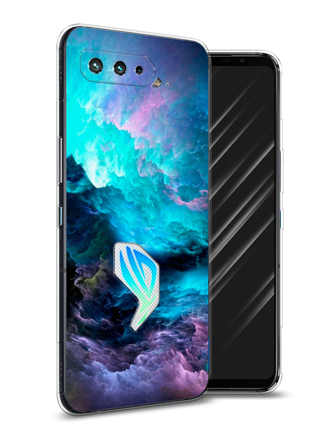 

Чехол Awog на Asus ROG Phone 5 "Бирюзовое небо", Фиолетовый;черный, 44250-4