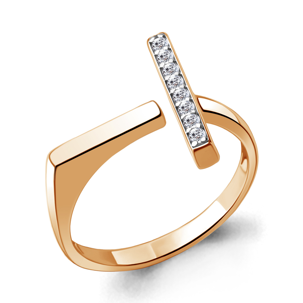 

Кольцо из серебра с фианитом Aquamarine Aquamarine 67759А_925_з р. 17, 67759А_925_з