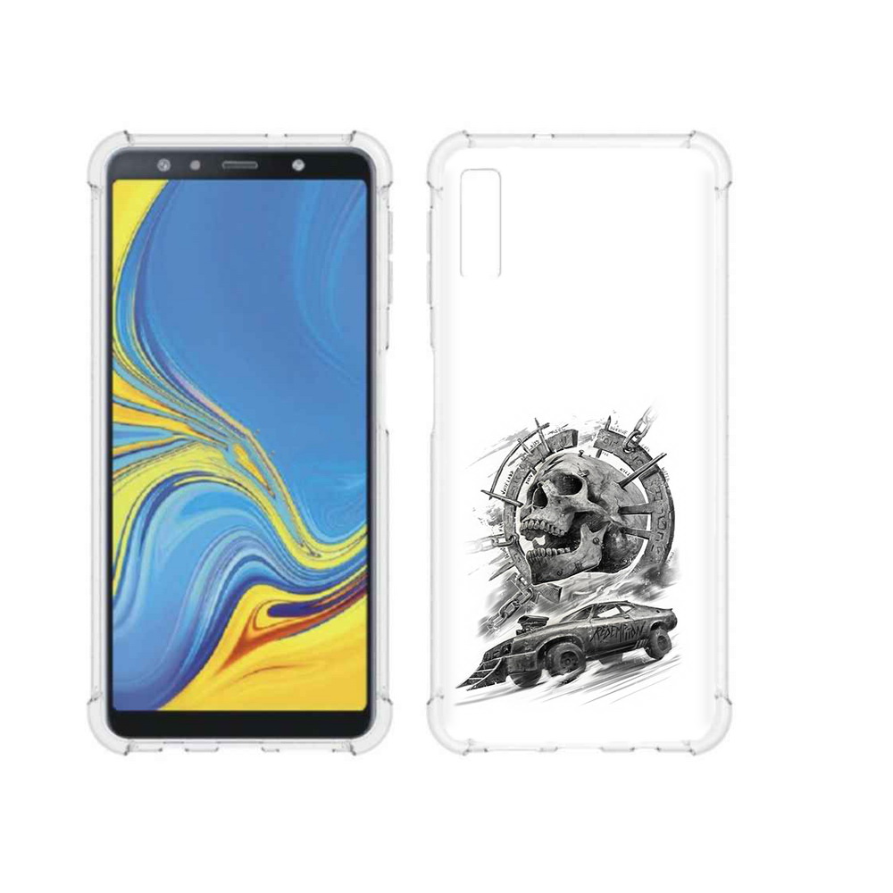 

Чехол MyPads Tocco для Samsung Galaxy A7 (2018) мед макс (PT95255.558.461), Прозрачный, Tocco