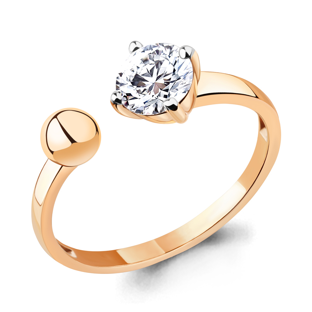 

Кольцо из серебра с фианитом Aquamarine Aquamarine 67758_925_з р. 16,5, 67758_925_з
