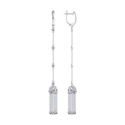 

Серьги из серебра TEO MAORI 894026037, фианит, 894026037