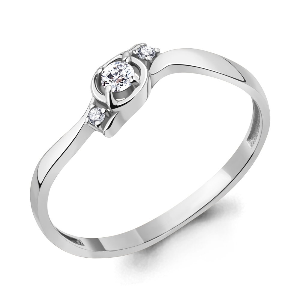 

Кольцо из серебра с фианитом Aquamarine Aquamarine 67757А_925_р р. 17, 67757А_925_р