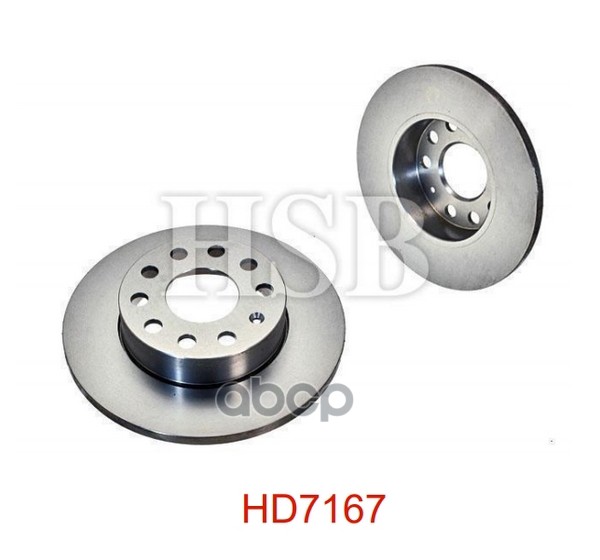 

HSB HD7167 Диск тормозной задний AUDI A3,SKODA OCTAVIA,VW TOURAN 1.4-2.0TDI 03> 1шт