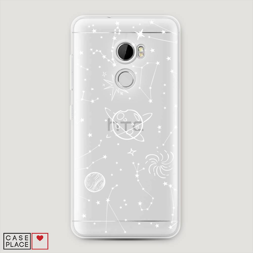 

Чехол на HTC One X10 "Планеты в космосе", Белый, 101850-2