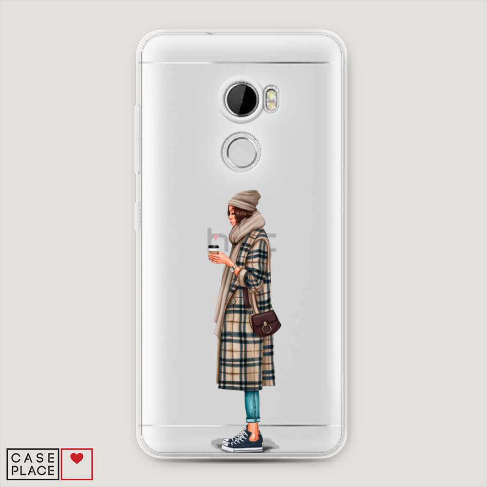 

Чехол на HTC One X10 "Утренний кофе", Коричневый;бежевый, 101850-6