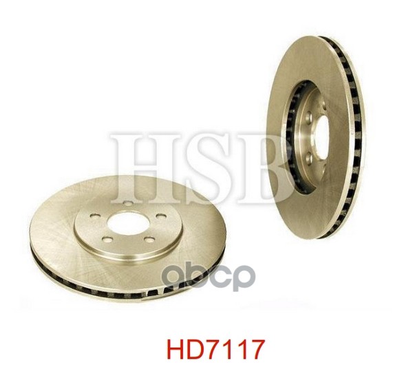 

HSB HD7117 Диск тормозной передний CHRYSLER: Cirrus -00,Sebring 01-06,DODGE: Stratus -06,P