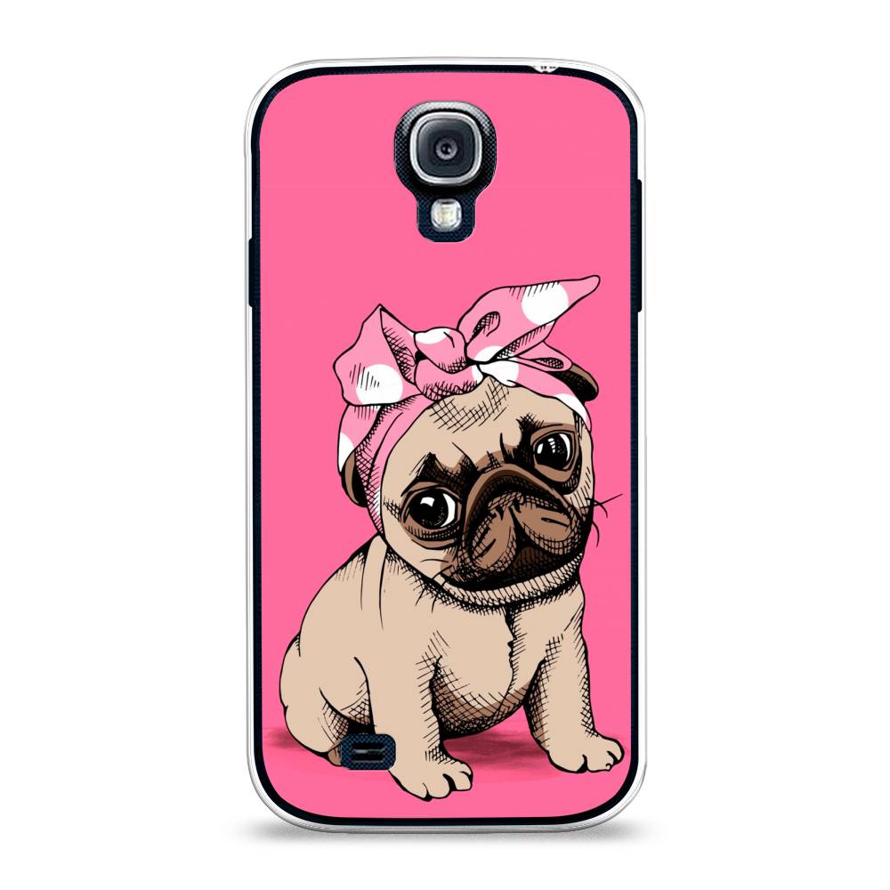 

Чехол Awog на Samsung Galaxy S4 / Самсунг S4 "Dog Pin-Up", 23950-2