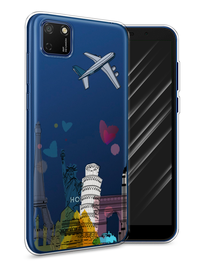 

Чехол Awog на Honor 9S "Самолет путешествий", Желтый, 6102650-10