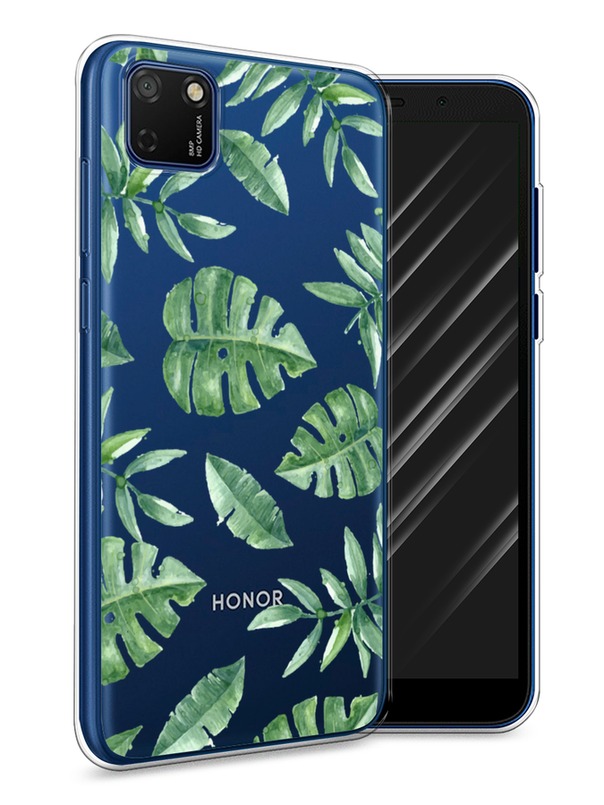 

Чехол Awog на Honor 9S "Нарисованные пальмовые листья", Зеленый, 6102650-4