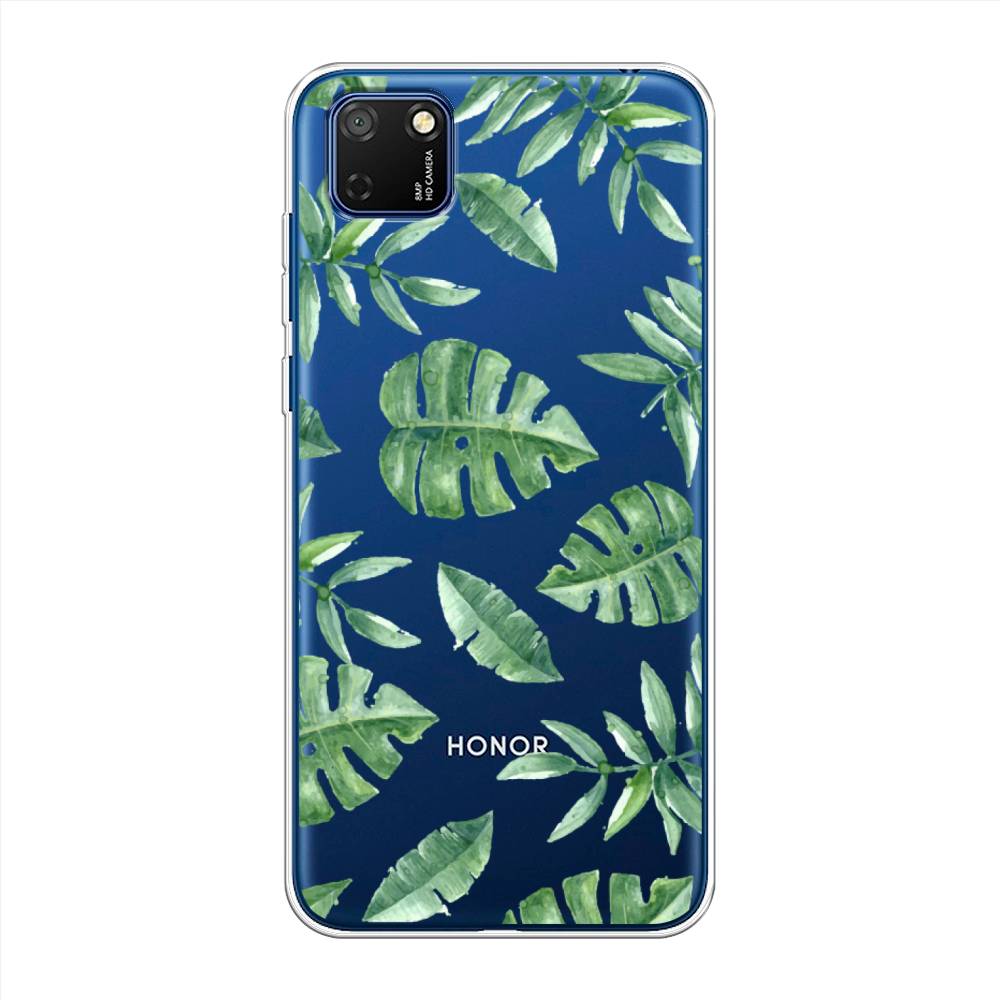 фото Чехол awog "нарисованные пальмовые листья" для honor 9s