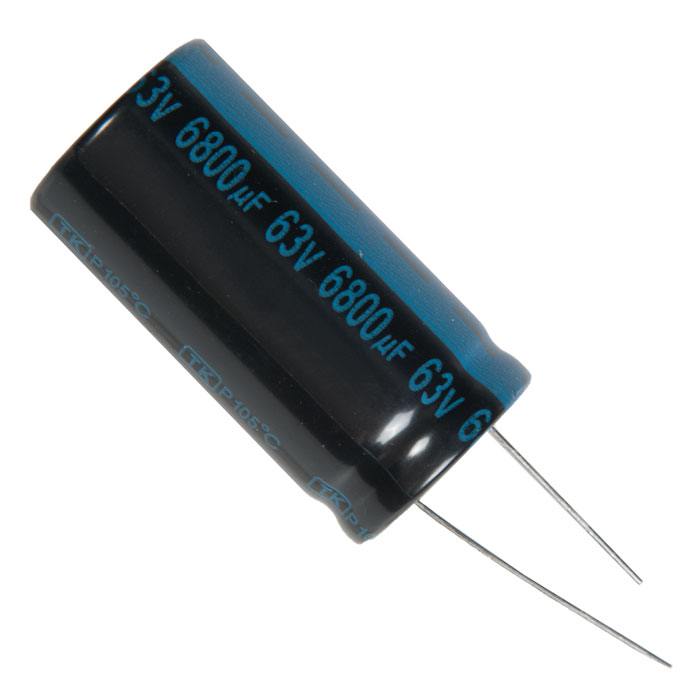 

Конденсатор электролитический Jamicon 6800x63 25x50 TK 105C