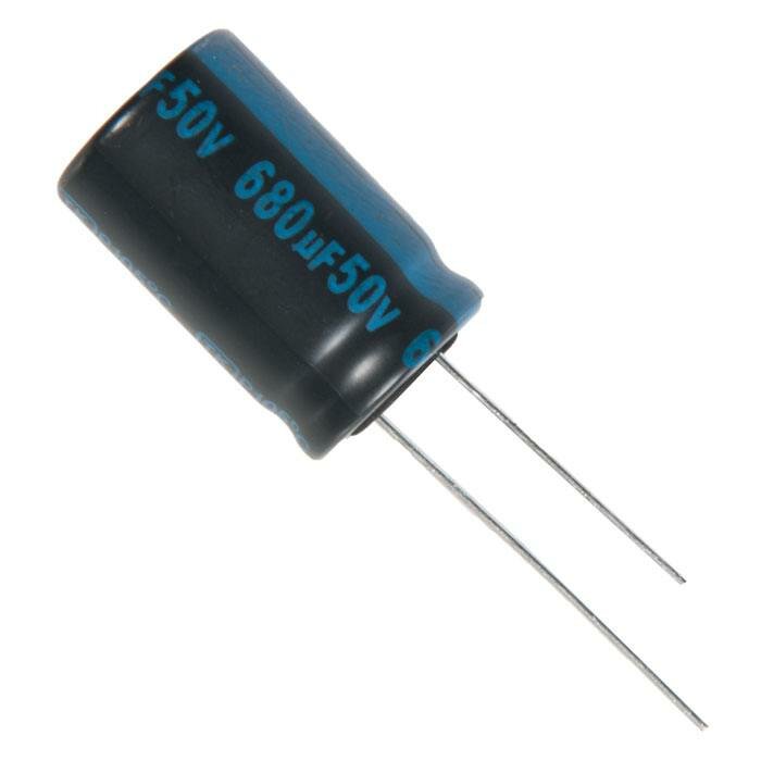 

Конденсатор электролитический Jamicon 680x50 12,5x20 TK 105C