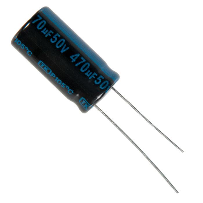 

Конденсатор электролитический Jamicon 470x50 10x21 TK 105C
