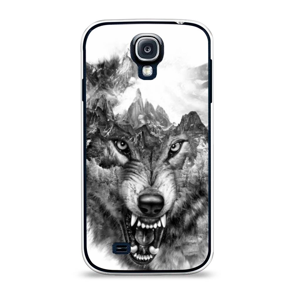 

Чехол Awog на Samsung Galaxy S4 / Самсунг S4 "Волк в горах", 23950-1
