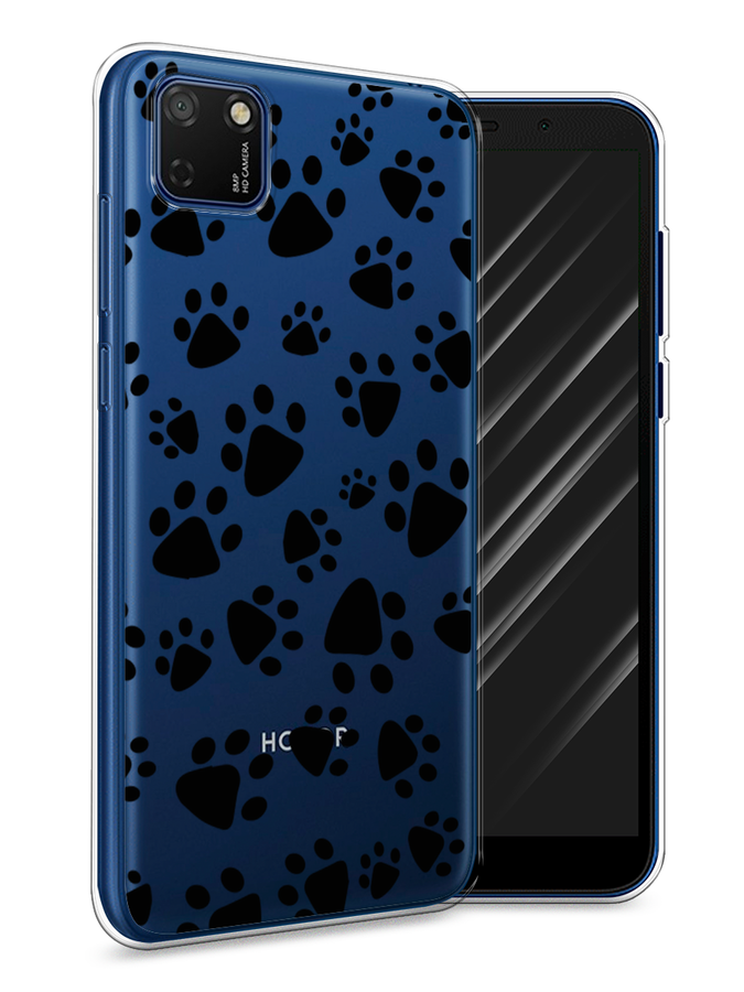 

Чехол Awog на Honor 9S "Лапки черные", Черный, 6102650-2
