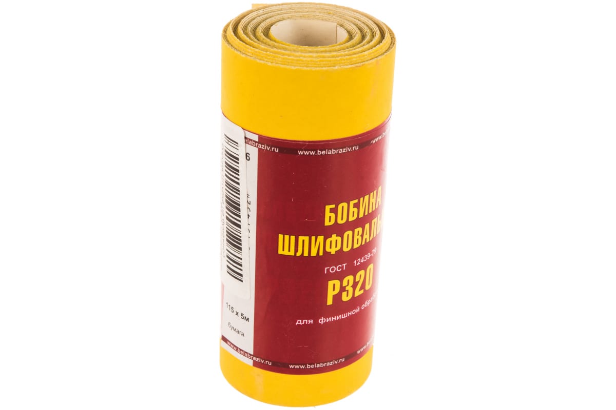 

Шкурка На Бумажной Основе,Lp41c,Зерн.Р320, Мини-Рулон(Бобина Шлифовальная)115мм Х 5м (Баз)