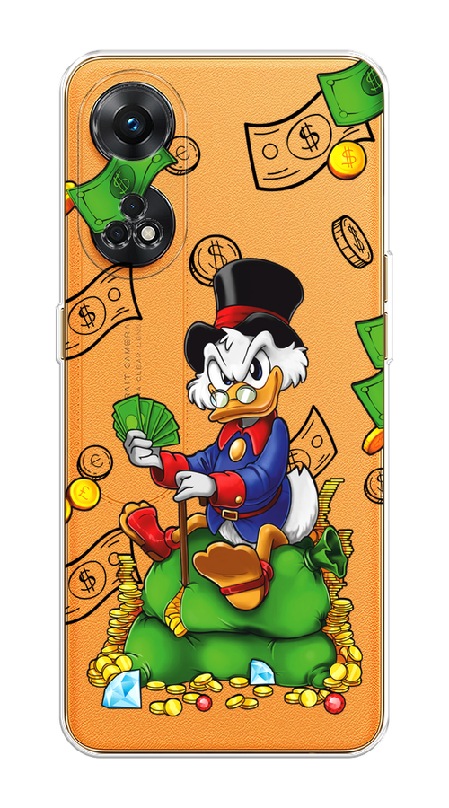 

Чехол на OPPO Reno 8T 4G "Scrooge Richness", Черный;синий;зеленый, 2513250-1