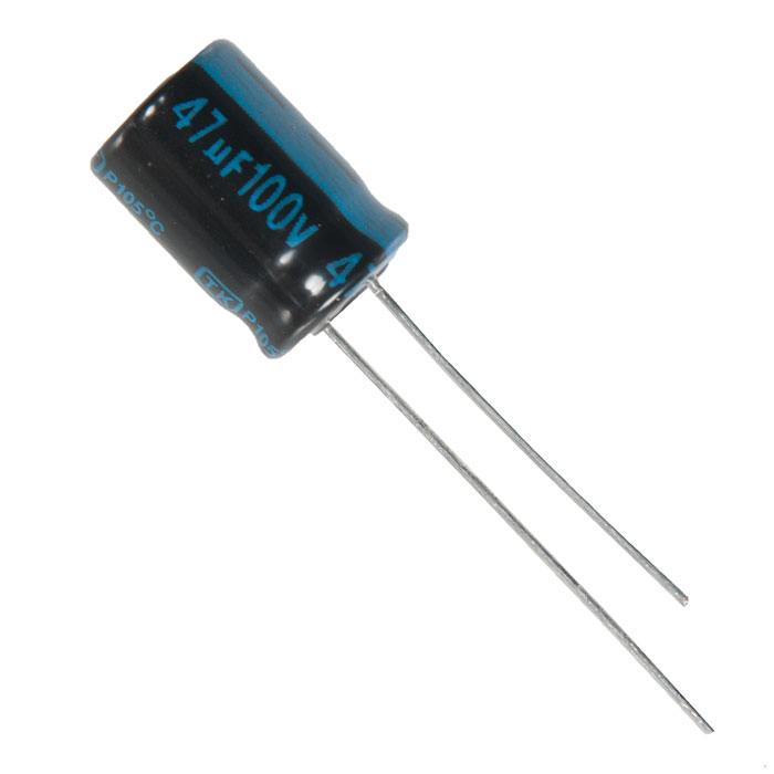 

Конденсатор электролитический Jamicon 47x100 8x11 TK 105C