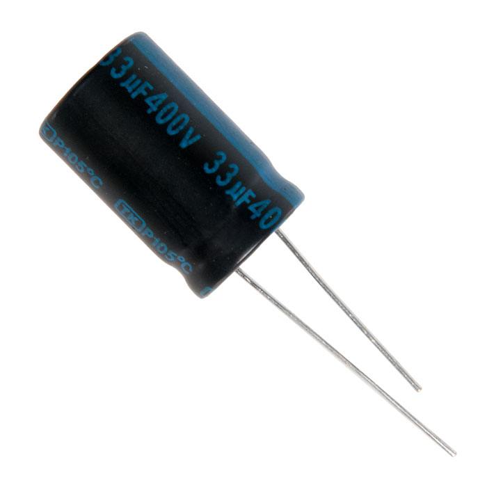 

Конденсатор электролитический Jamicon 33x400 12,5x21 TK 105C