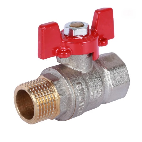 

Кран для воды, 1/2", ВН/НР, ручка-бабочка, RBV-0004-0210215, Серебристый