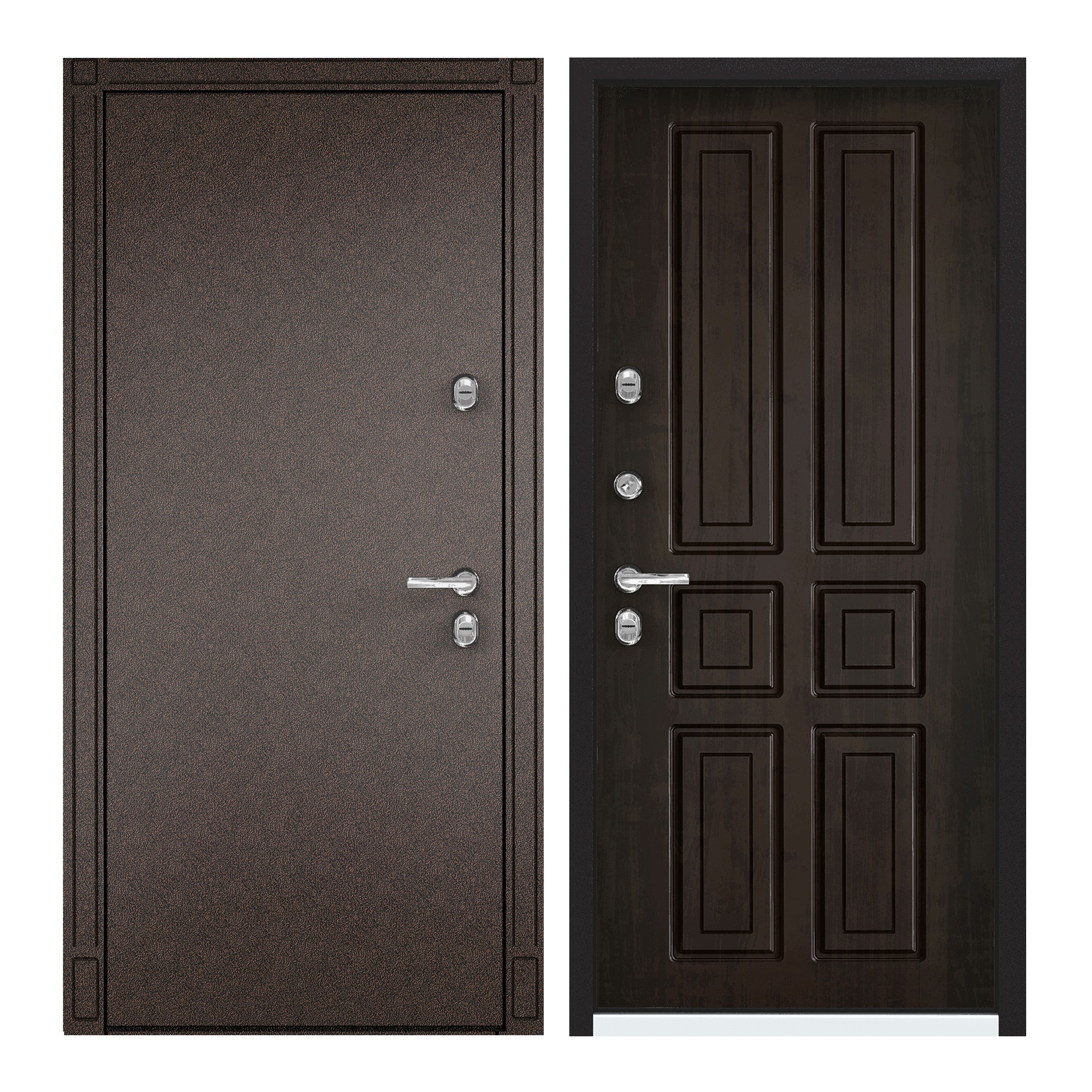 фото Дверь входная для дома металлическая torex snegir 20 mp 880х2050, левый, коричневый/дуб torex стальные двери
