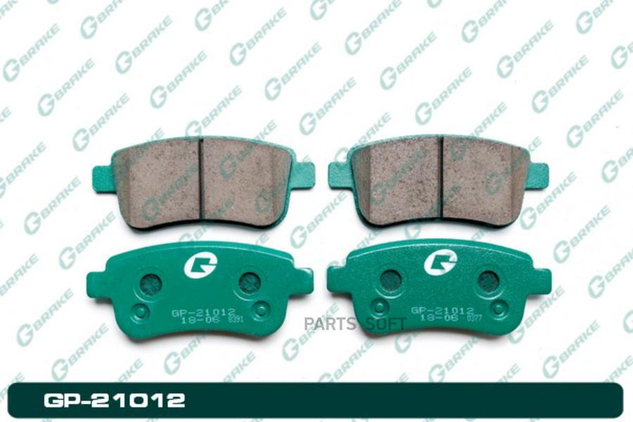 

Тормозные колодки GBRAKE GP21012