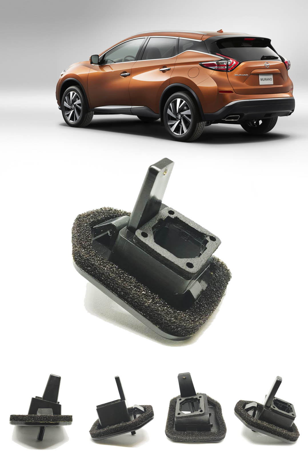 фото Омыватель камеры заднего вида eva smart для nissan murano z52 2016 - 2022 омыватель