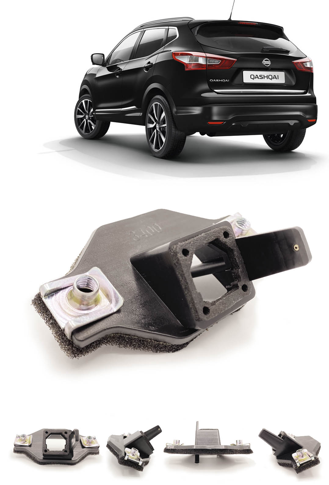 

Омыватель камеры заднего вида EVA Smart для Nissan Qashqai J11 2013 - 2022 омыватель