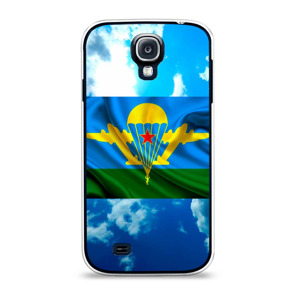 

Чехол Awog на Samsung Galaxy S4 / Самсунг S4 "ВДВ флаг в небесах", 23950-5