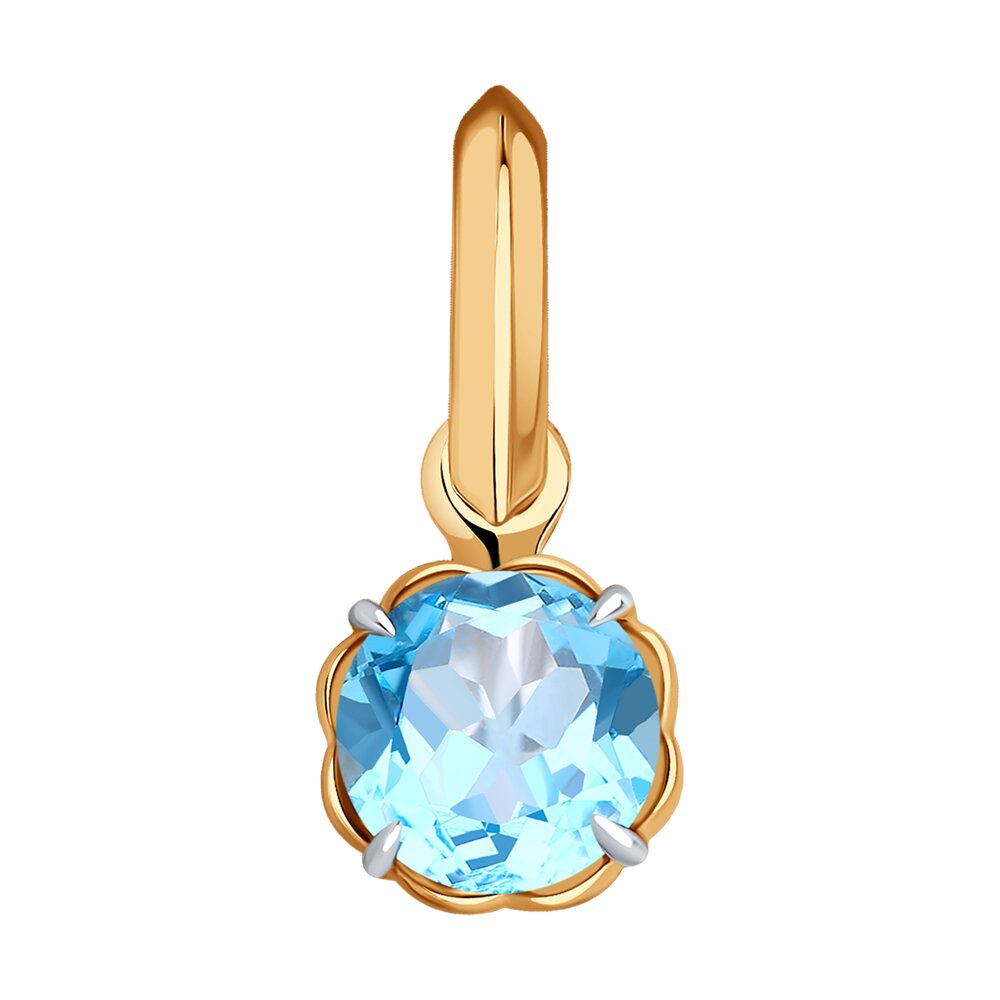 

Кулон из красного золота Diamant 51-330-01766-1, топаз, 51-330-01766-1
