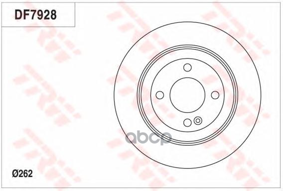

Тормозной диск TRW/Lucas комплект 1 шт. DF7928
