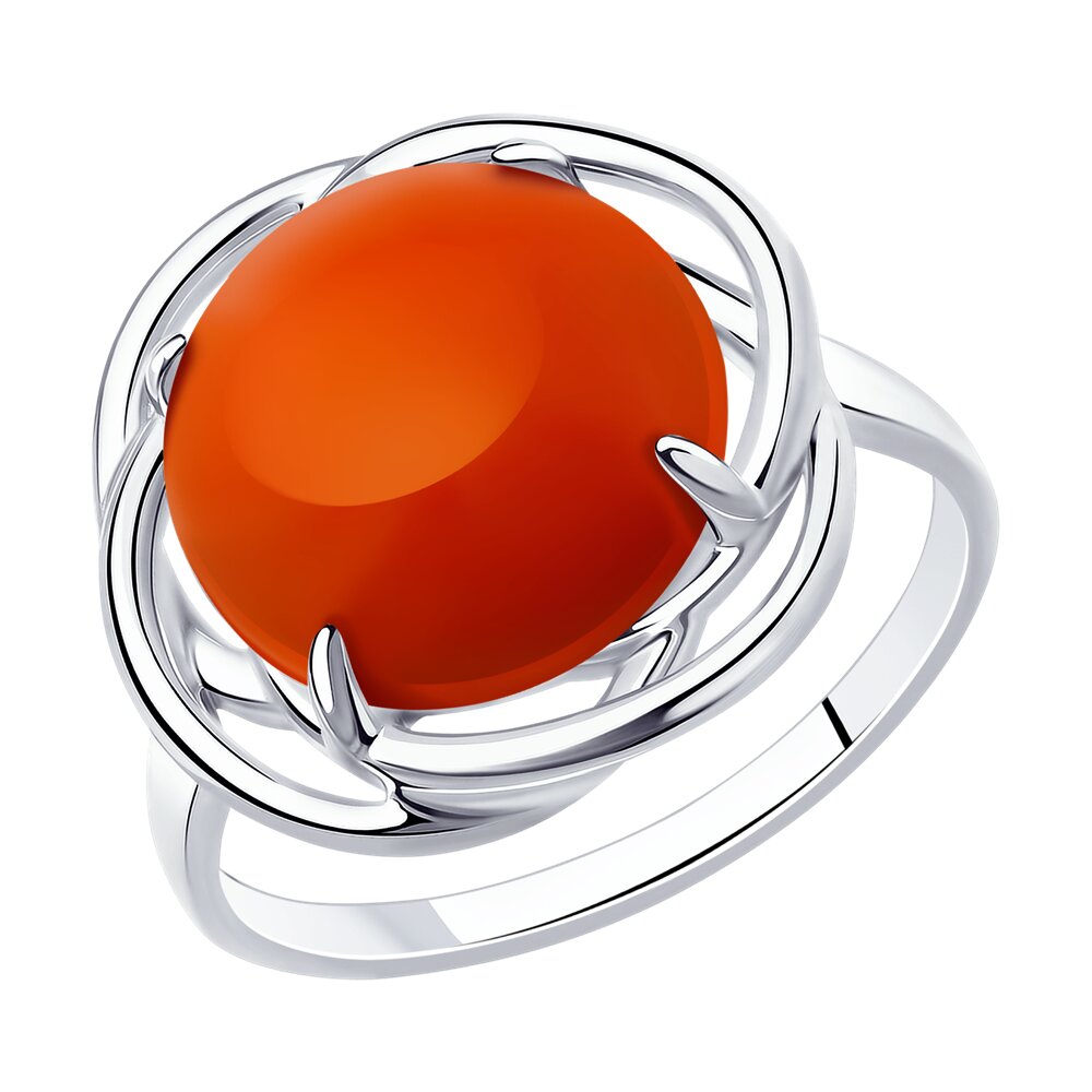 

Кольцо из серебра р. , Diamant 94-310-00959-2, коралл, 94-310-00959-2