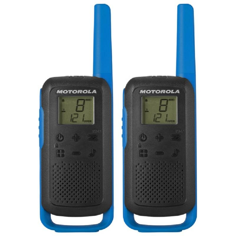 

Рация Motorola Talkabout T62 синяя B6P00811LDRMAW 2 шт. в уп., 1518212, Синий;черный