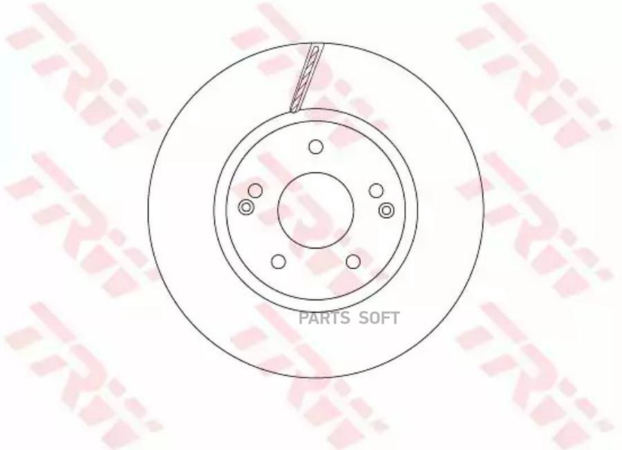 

Тормозной диск TRW/Lucas комплект 1 шт. DF6804