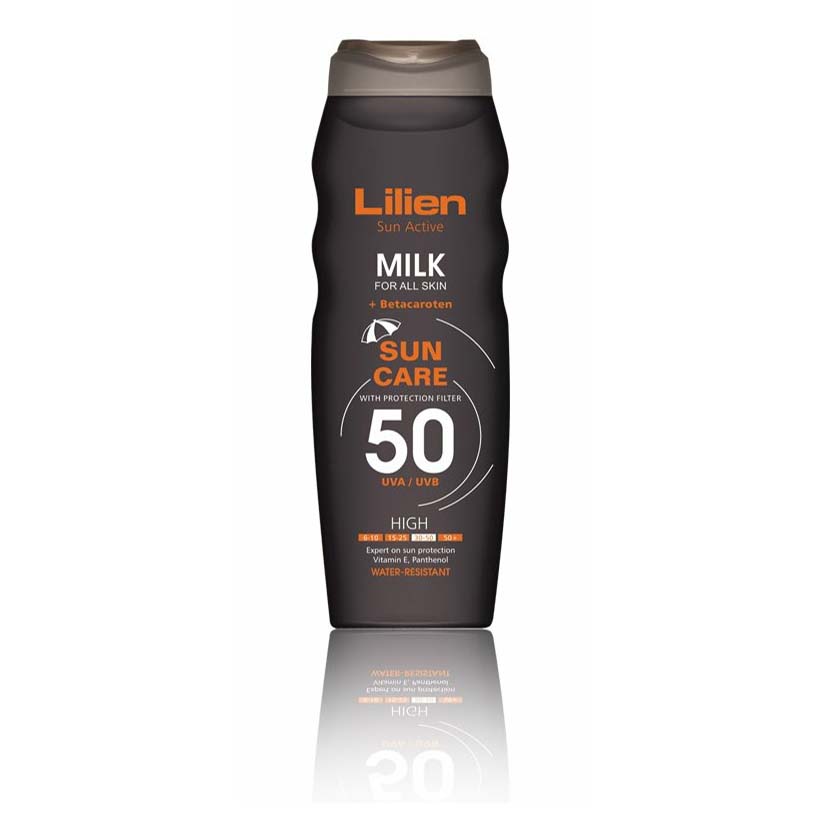 Молочко от загара Lilien Sun Active защитное SPF 50 200 мл