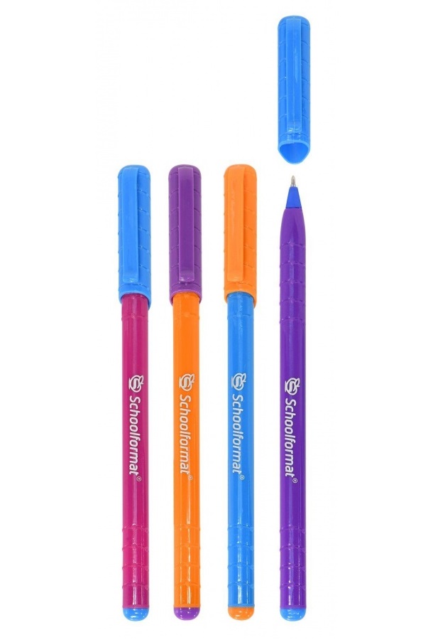 Ручка шариковая SchoolФОРМАТ Triple 0.7мм, синий цвет чернил, масляная основа, трехгранная