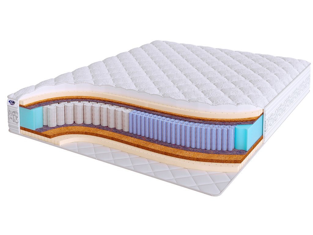 

Матрас Real Zone Duo Medium S500/S2000 185x215, Белый, Real Zone Duo Medium S500/S2000