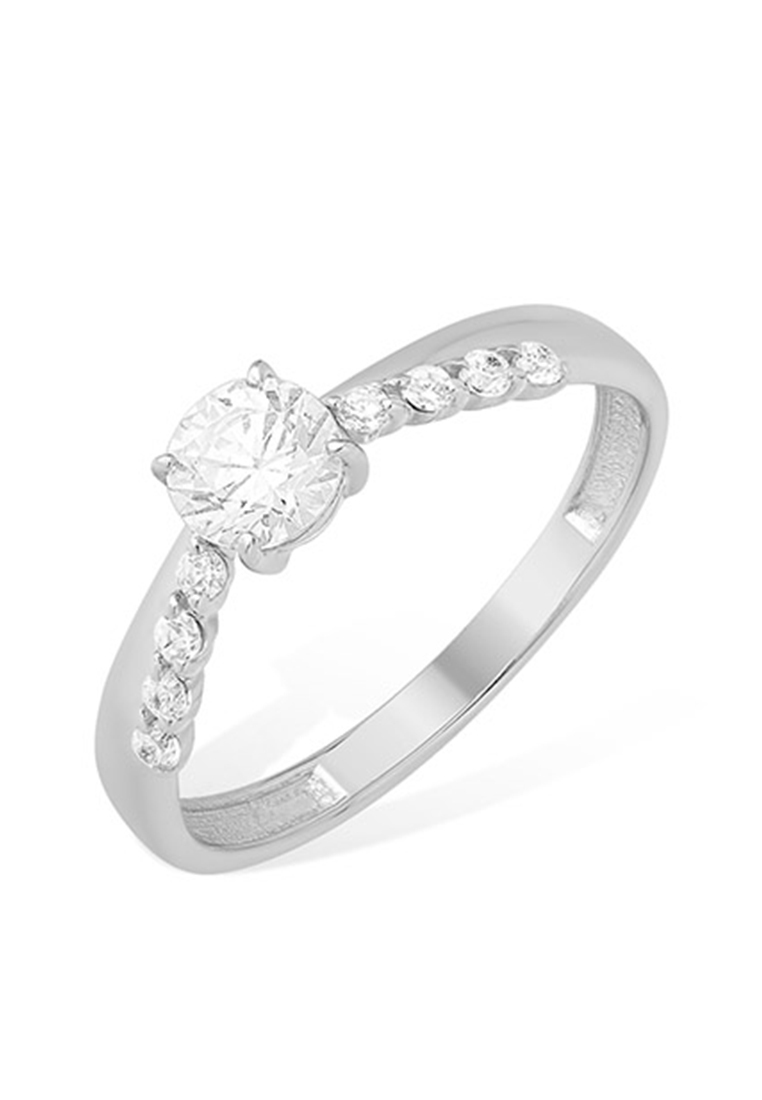 

Кольцо из серебра р.  Kari Jewelry 1010016037-502, фианит, 1010016037-502