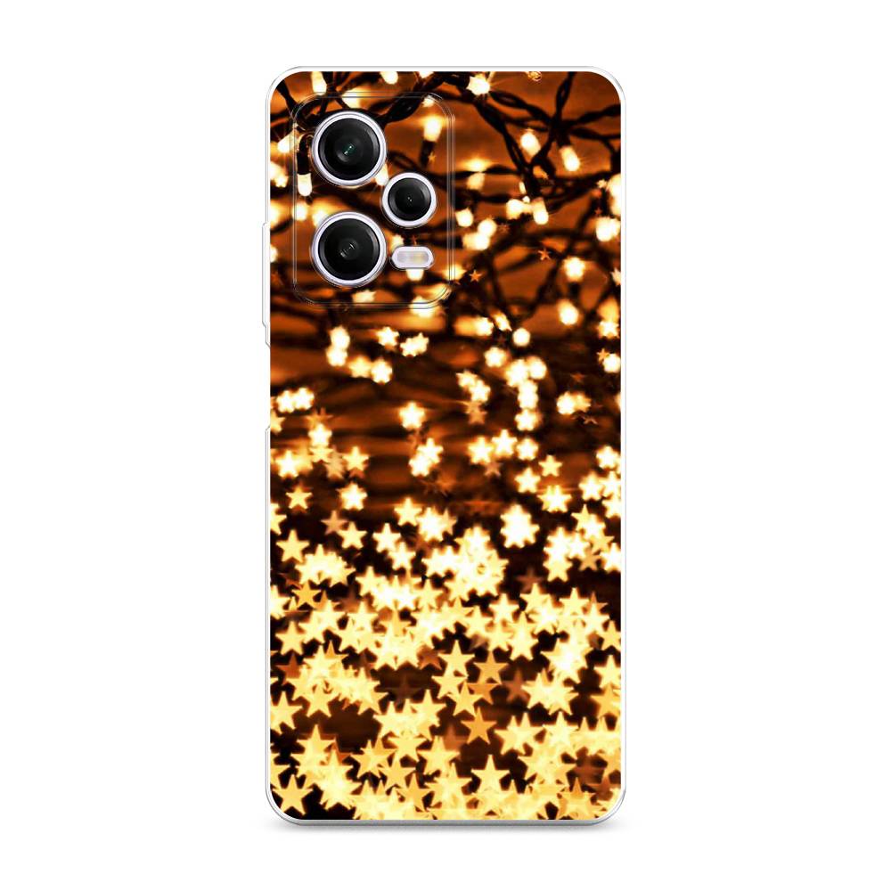 

Чехол на Xiaomi Redmi Note 12 Pro "Новогодняя гирлянда", Золотистый, 317050-5