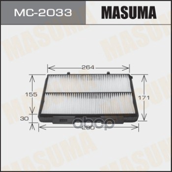 

Комплект фильтров салона Masuma MC2033