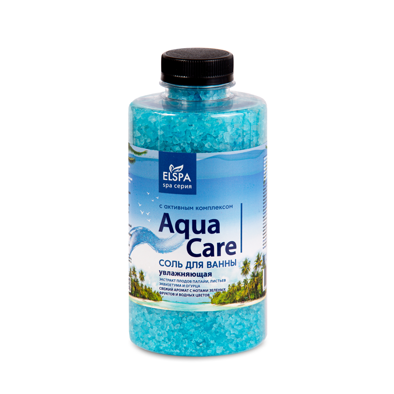 Соль для ванны увлажняющая Elspa Aqua Care 800 г соль для ванны соблазняющая с пеной elspa parfume kiss 800 г