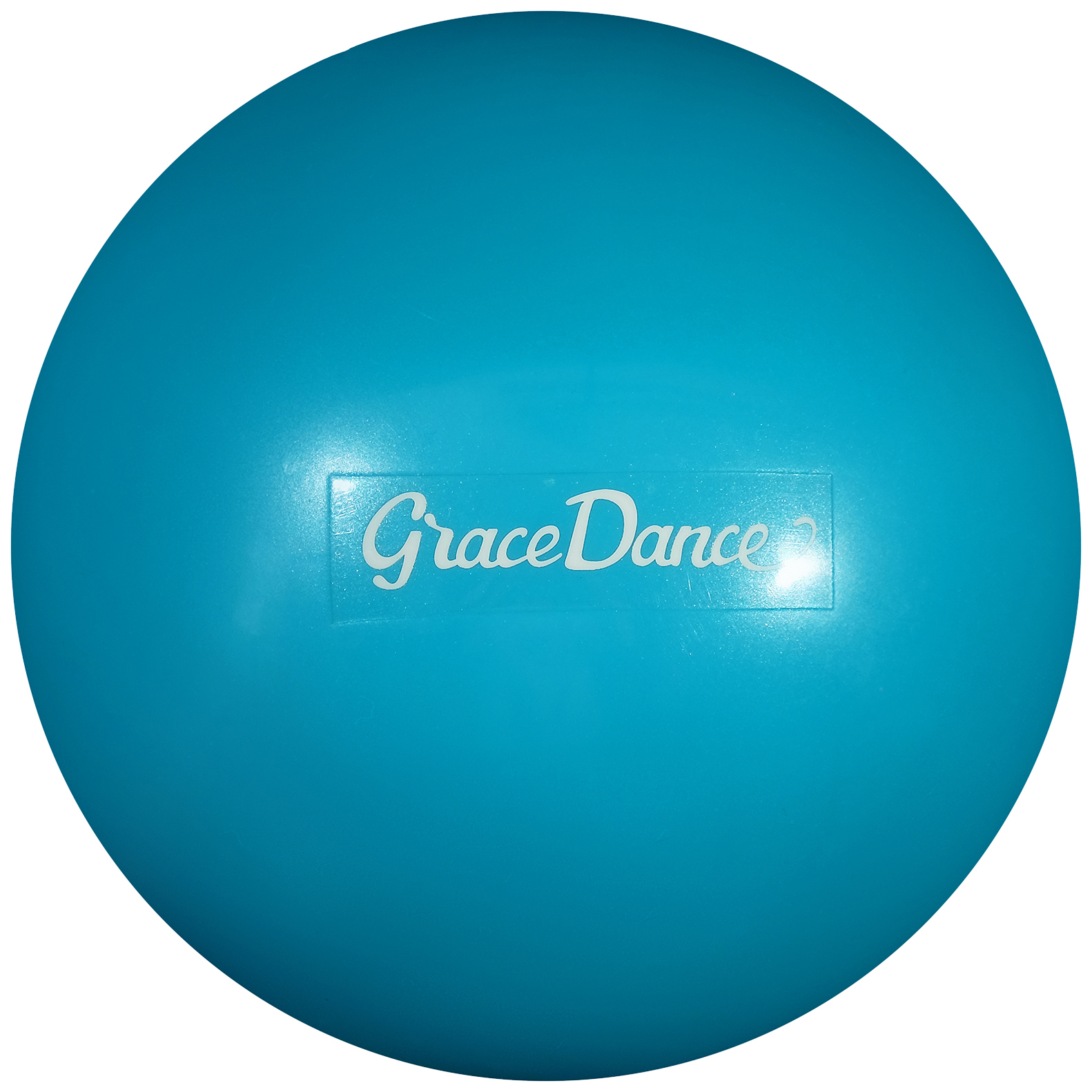 Мяч для гимнастики Grace Dance голубой, 16,5 см