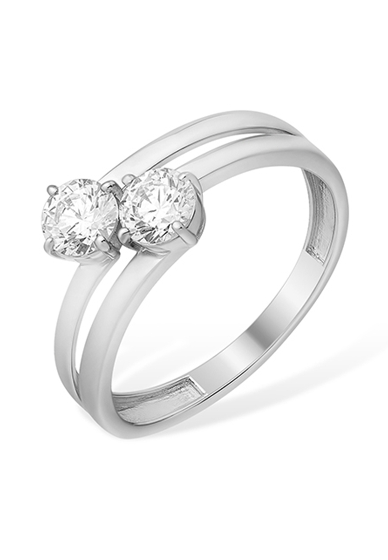 

Кольцо из серебра р.  Kari Jewelry 1010013106-502, фианит, 1010013106-502