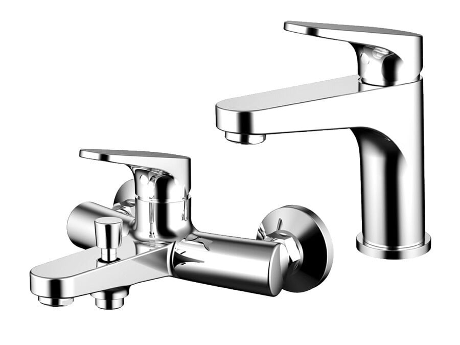 

Набор смесителей Bravat Eler для ванны и умывальника F191238CP-SET