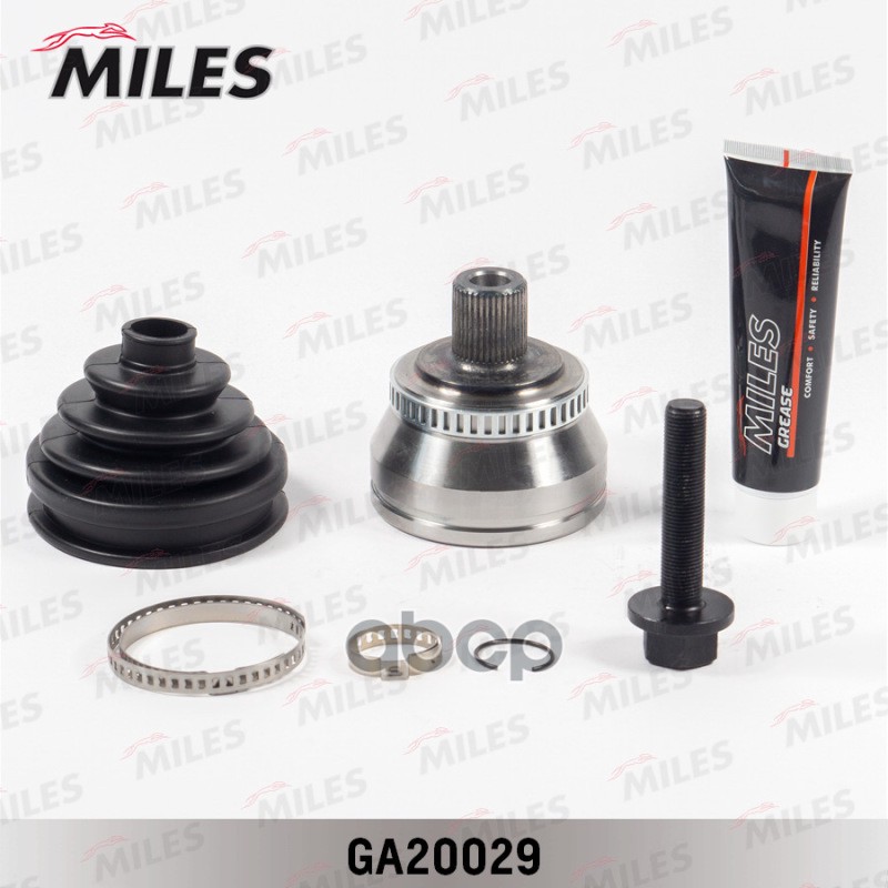 фото Шрус miles ga20029 шрус audi a4 1.8-3.0 00- нар.(abs)+ болт miles арт. ga20029