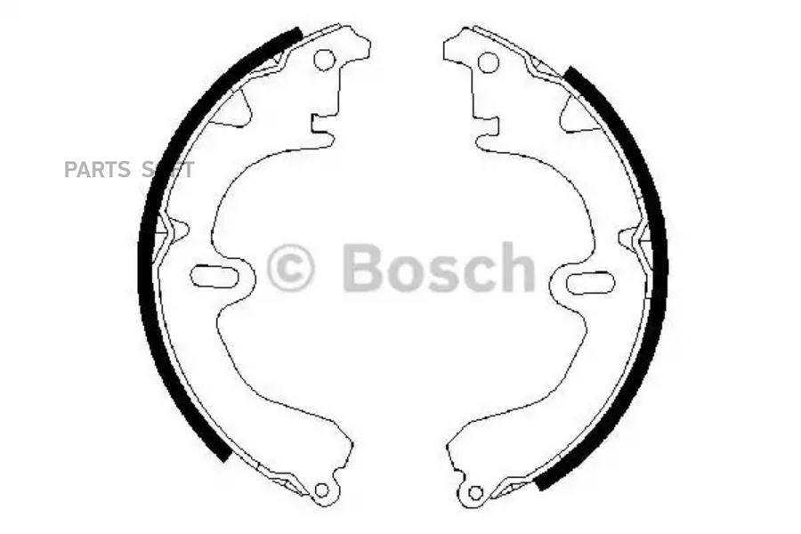 

Колодки тормозные Bosch барабанные 986487203