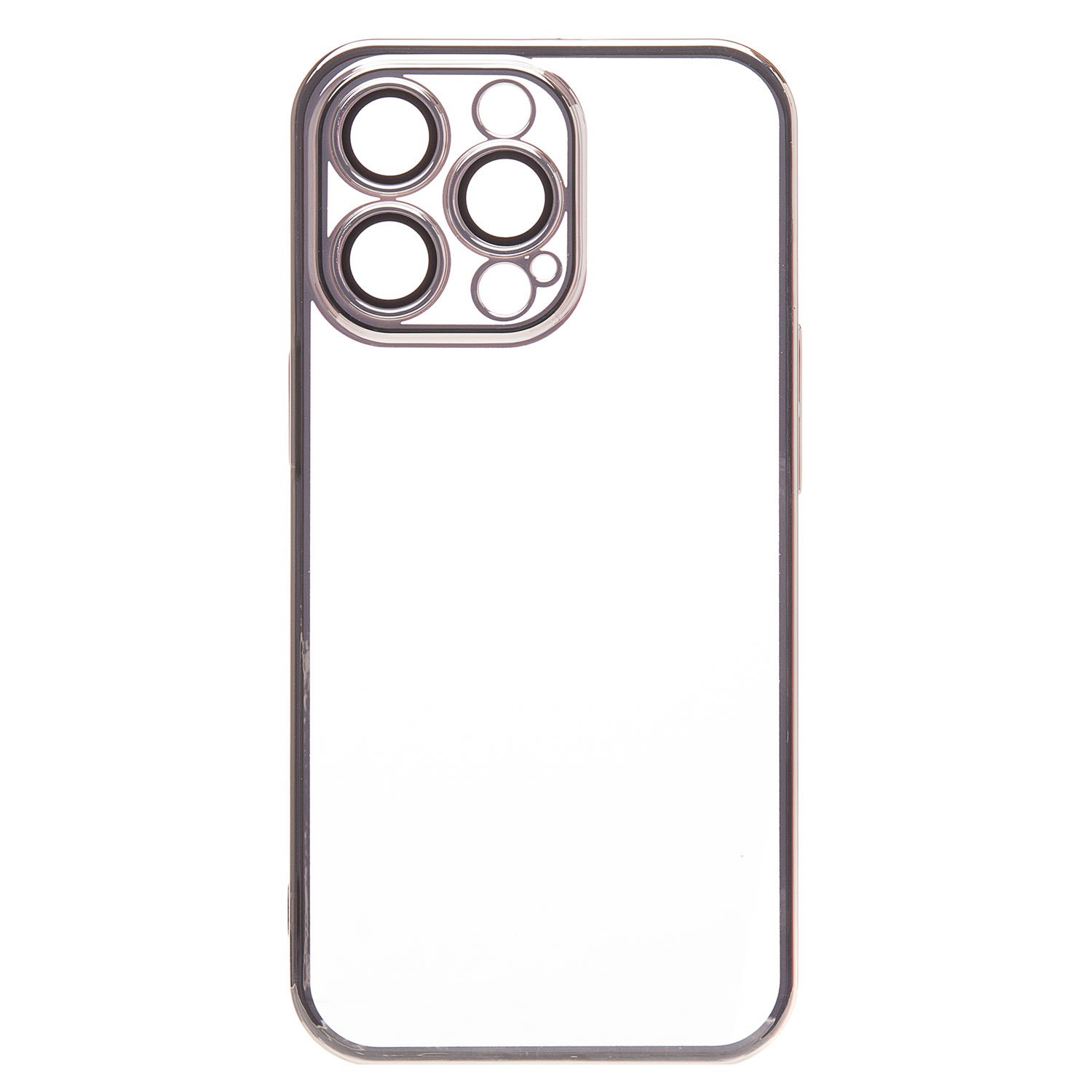 

Чехол iPhone 13 Pro пластиковый с закрытой камерой <серебристый>, iPhone 13 Pro