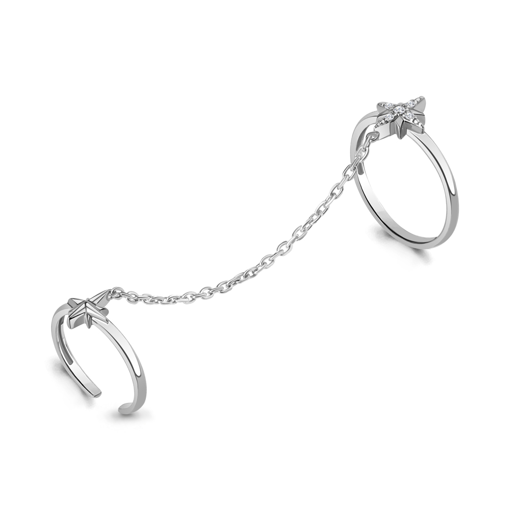 

Кольцо из серебра с фианитом Aquamarine Aquamarine 67747А_925_р р. 18, 67747А_925_р