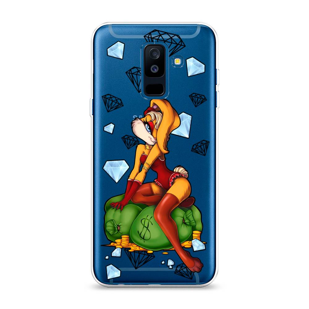 

Чехол на Samsung Galaxy A6 Plus "Лола Банни с бриллиантами", Красный;оранжевый;зеленый, 26050-6