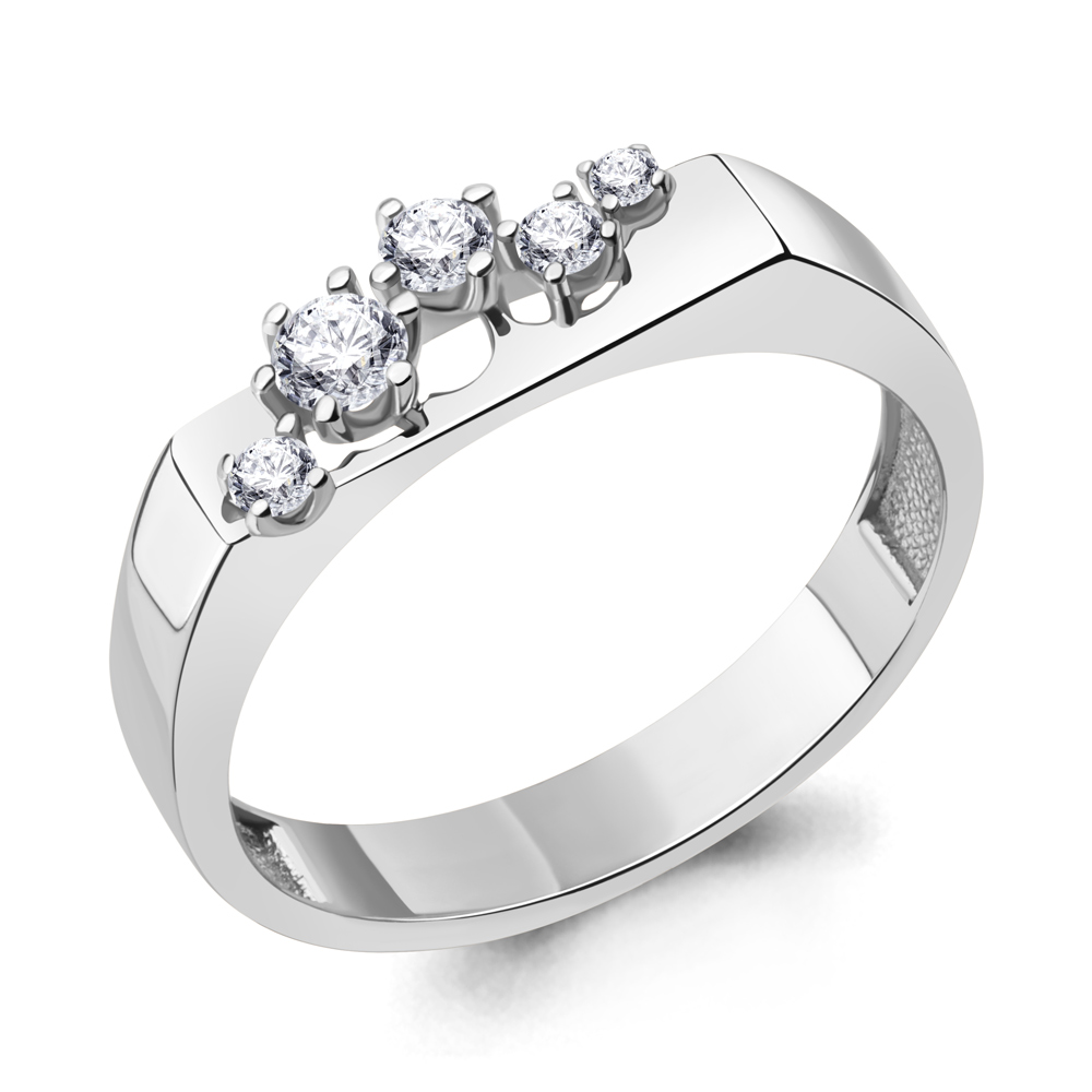 

Кольцо из серебра с фианитом Aquamarine Aquamarine 67745А_925_р р. 18, 67745А_925_р